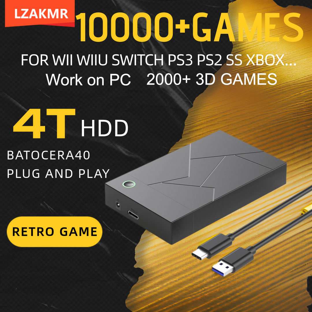 Retro Gaming Universe - レトロゲーム GameForge 4TB Batocera 40 システム