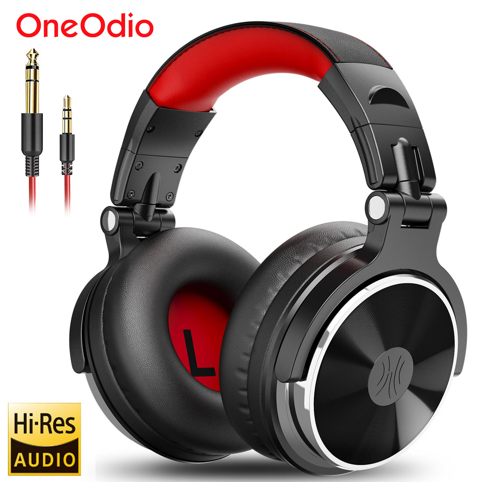 Retro Gaming Headset - Oneodio-プロの有線ヘッドセット,マイク付きヘッドセット,DJスタジオ用,低音付き