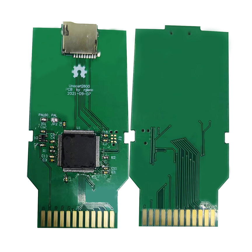 Retro Gaming Events - DIYレトロゲームコンソールカートリッジ、優れたフラッシュカード、4ビット、atari 2600、v2、1個