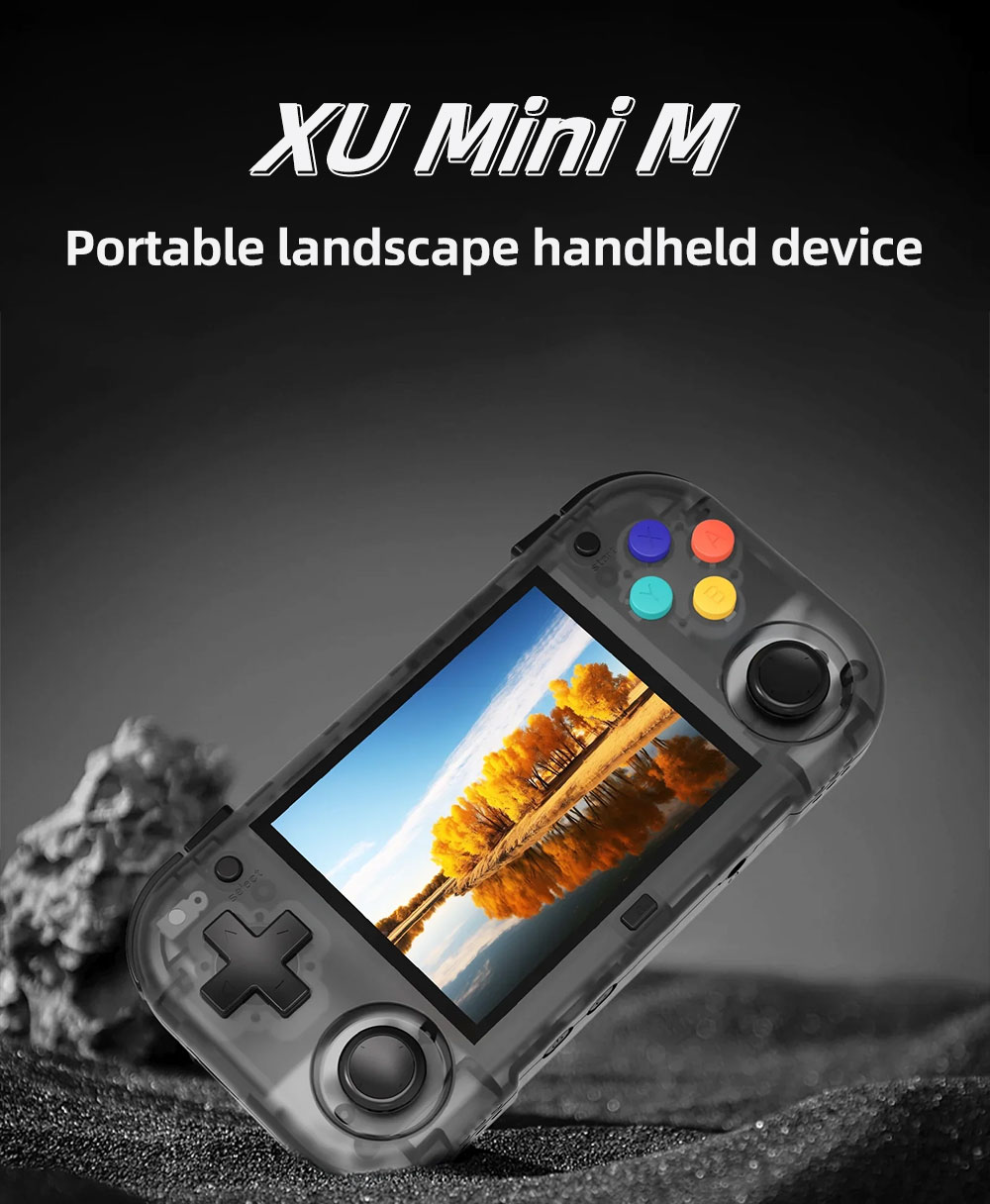 Retro Gaming Icons - XU MINI M ハンドヘルドゲームコンソール 2.8 インチ画面