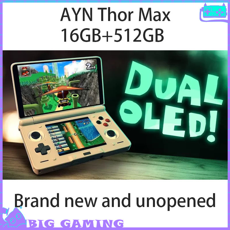 Retro Gaming Xbox One - AYN Thor Max 16GB+512GB フリップ式携帯ゲーム機 Snapdragon