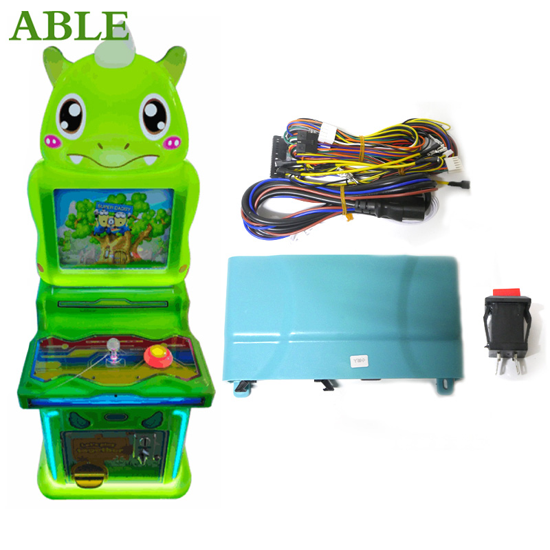 Retro Gaming Shop - 子供のためのアーケードチケットゲーム,小さな青い帽子のアーケードキャビネットゲーム,DIY