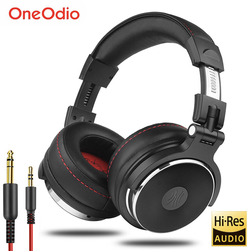 Retro Gaming Headset - Oneodio 有線ヘッドフォンプロフェッショナルスタジオプロ 10/30/50 DJ ヘッドフォンオーバーイヤーマイク付き HiFi