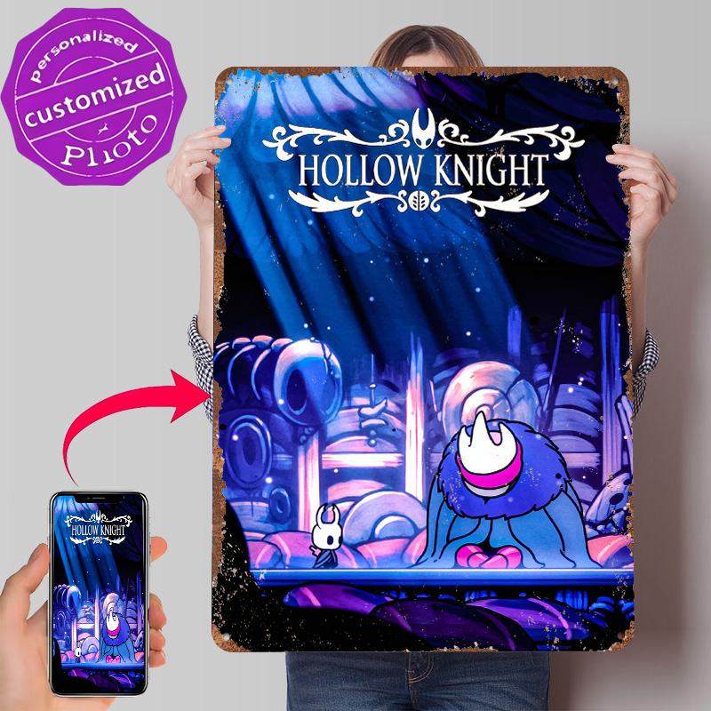 ホロウナイトゲームアートプリントポスターカスタマイズされたウ - Retro Knight Gaming のレビューと価格
