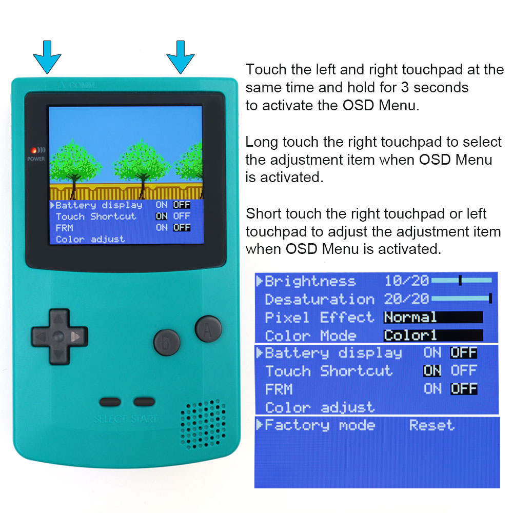 2.8インチ ラミネート加工IPS液晶画面 バックライト付き - Game Boy Cartridge Holder のレビューと価格