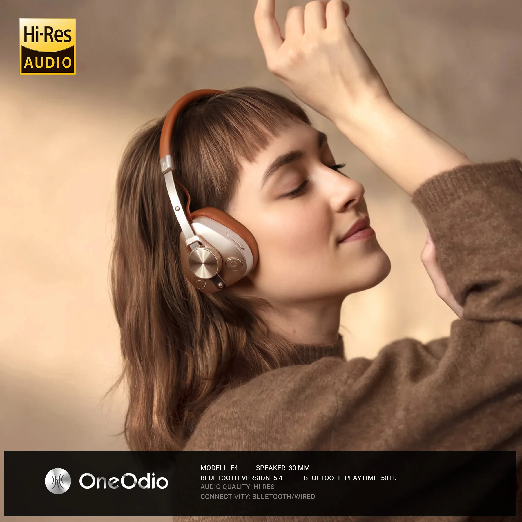 Oneodio F4 レトロワイヤレス Bluetooth  - Retro Gaming Headset のレビューと価格
