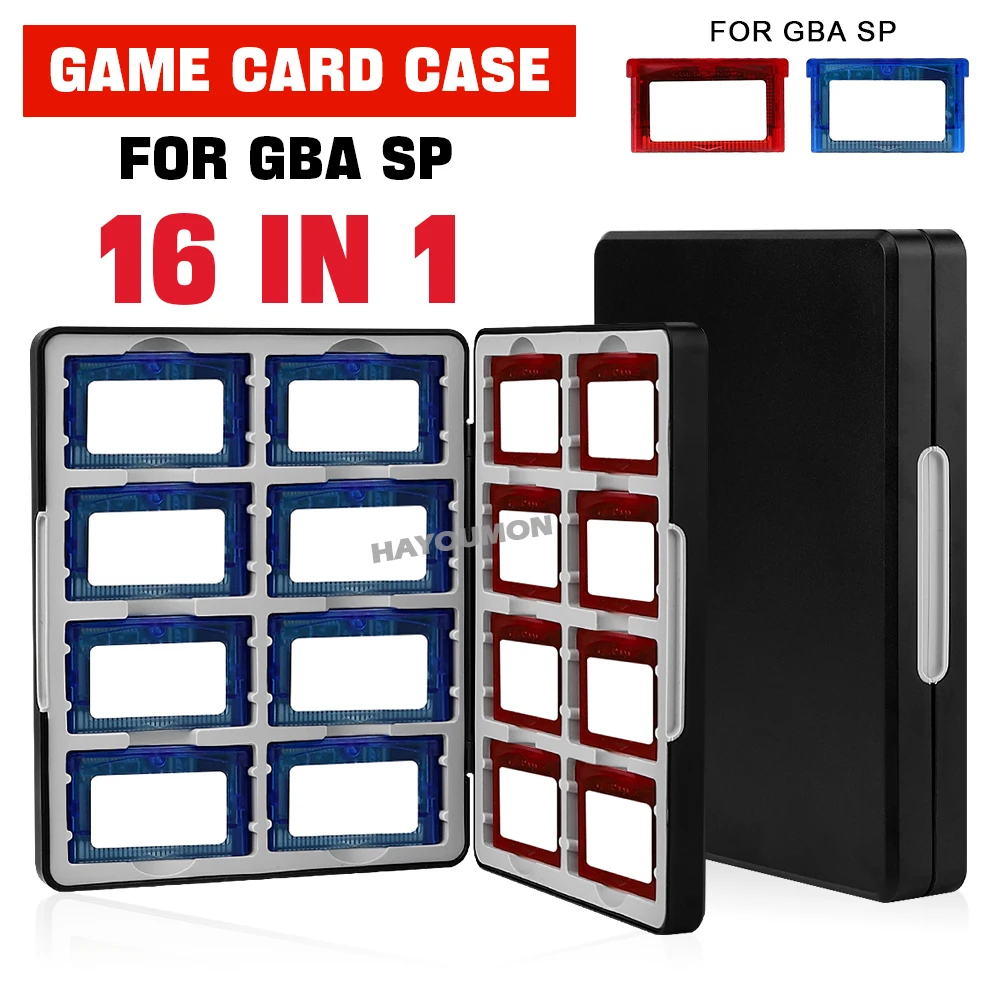 ポータブル16 in 1ゲームカード収納ボックス GBA S - Game Boy Cartridge Holder のレビューと価格