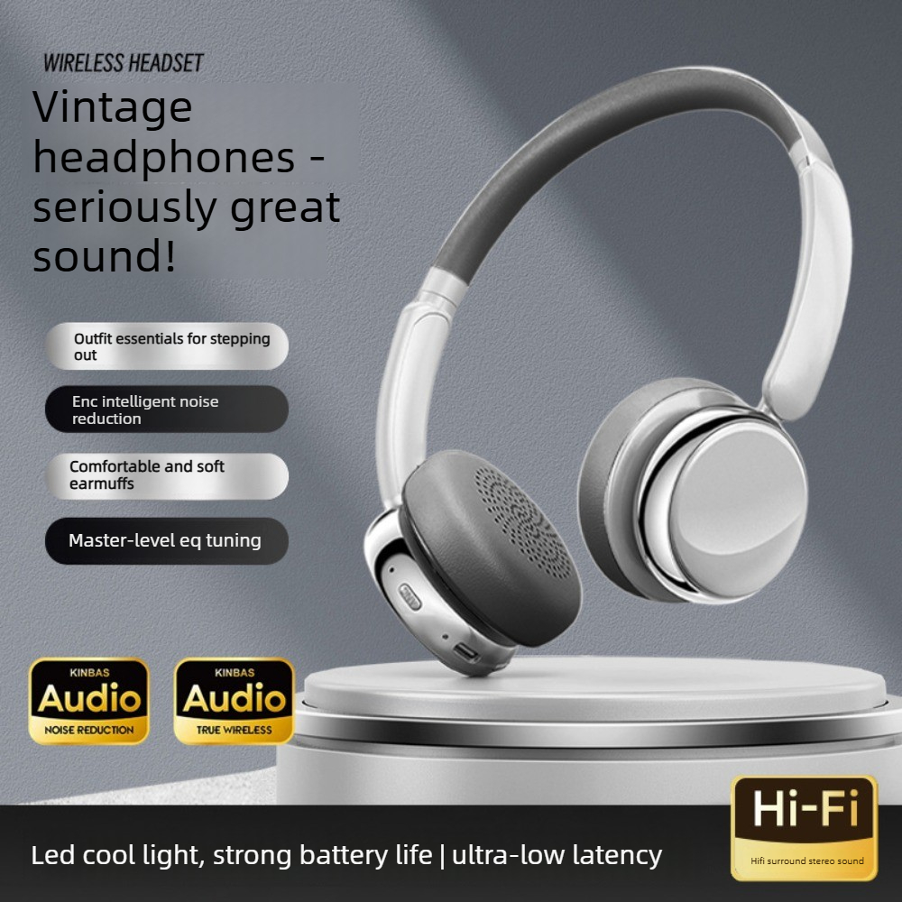 レトロなミードカラーヘッドホン Bluetooth 5.4  - Retro Gaming Headset のレビューと価格