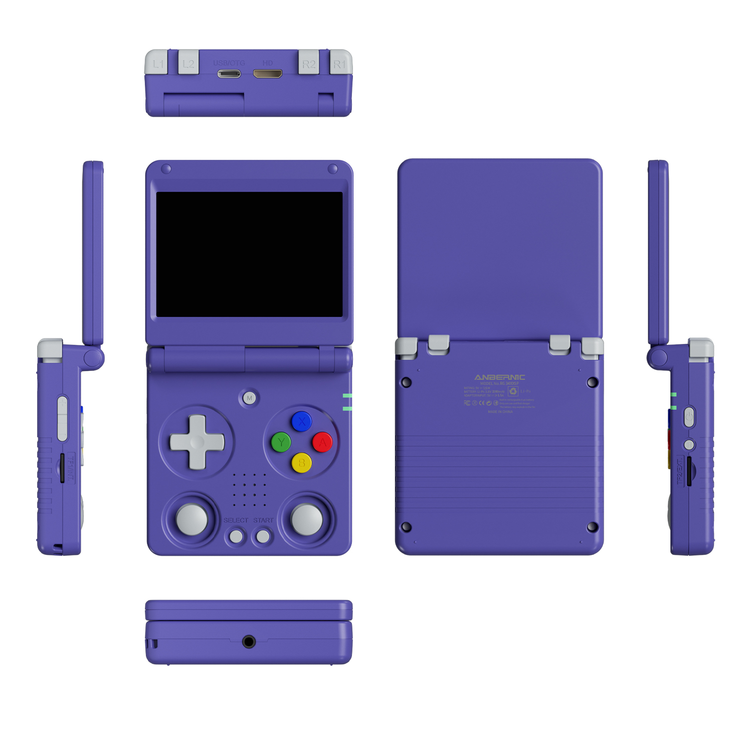 Anbernic RG34XXSP / RG35XXSP フ - Retro Gaming Icons のレビューと価格