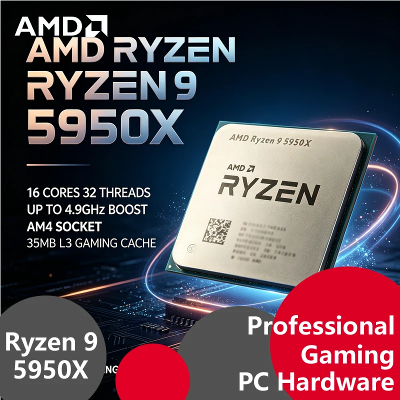 AMD Ryzen 9 5950X Zen3 AM4 トレイ - Amd Cpu Ryzen 9 のレビューと価格