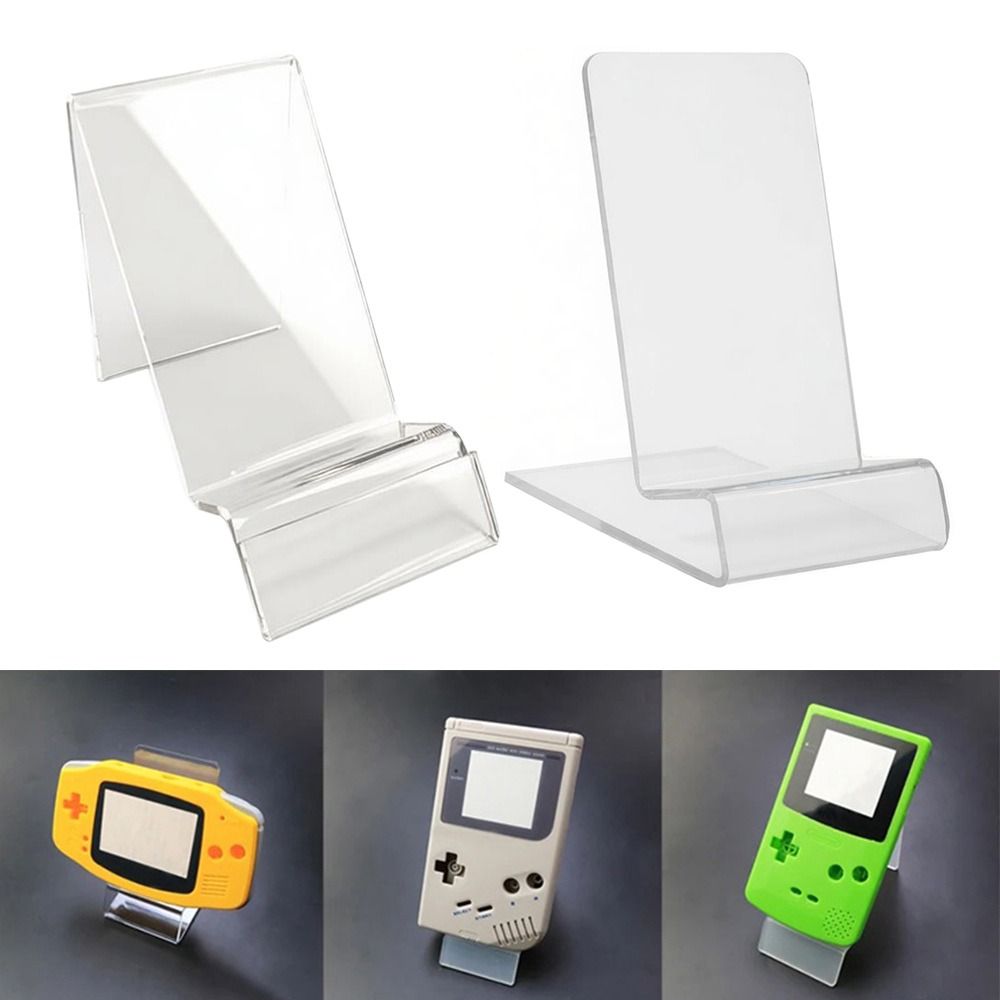 アクリル製ゲーム機ブラケット 透明コンソールディスプレイスタ - Game Boy Cartridge Holder のレビューと価格