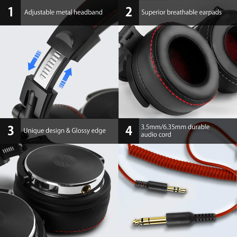 Oneodio 有線ヘッドフォンプロフェッショナルスタジオプ - Retro Gaming Headset のレビューと価格