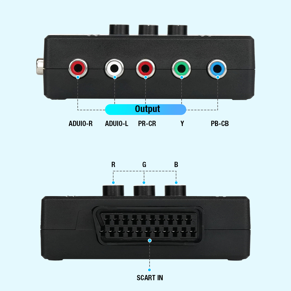 RGBS VGA - YPBPRコンポーネントコンバーター  - Retro Gaming Events のレビューと価格